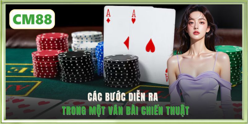Các bước diễn ra trong một ván bài chiến thuật